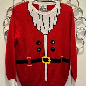 Festive Red Santa Sweater